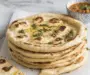 Cottage Cheese Garlic Naan (No Yeast)